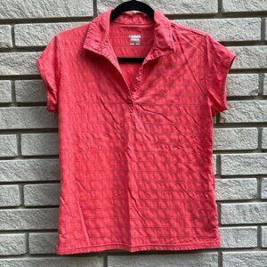 Columbia Coral Polo Shirt Sz L
